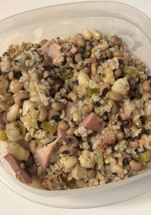 A picture of Hoppin’ John.