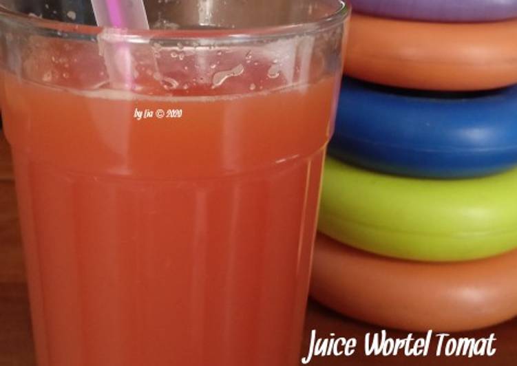 Cara Gampang Membuat Juice Wortel Tomat, Lezat