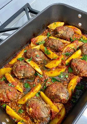 Foto resep Soutzoukakia / Greek baked meetball