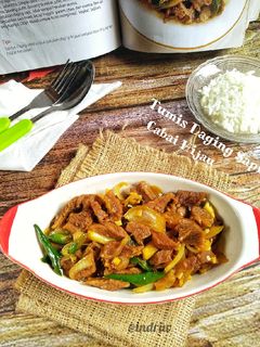 Foto resep Tumis Daging Sapi Cabai Hijau