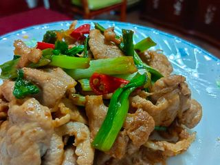 蔥爆豬肉片
