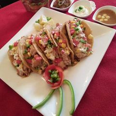 Chicken tacos A picture of Chicken tacos.