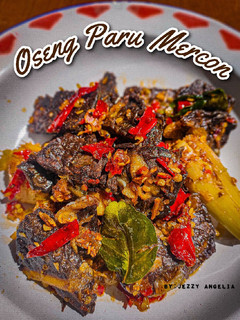 Foto resep Oseng paru Mercon