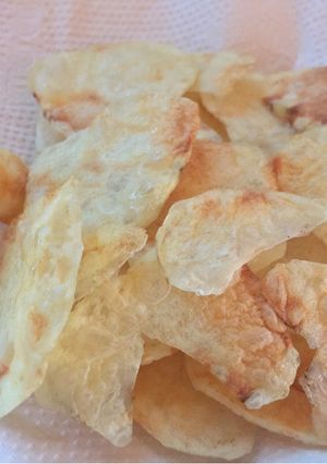 Una foto de Papas chips Sanas!