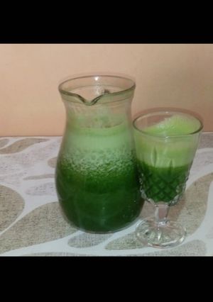 صورة لوصفة عصير سبانخ