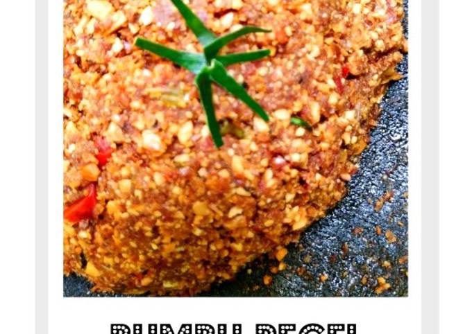 Bagaimana Membuat Bumbu Pecel Madiun Anti Gagal