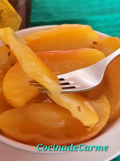 Una foto de Manzana jugosa con miel
