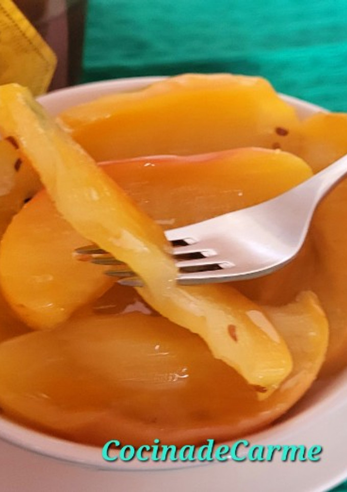 Una foto de Manzana jugosa con miel