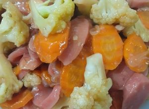 Foto resep Tumis Kembang Kol+Wortel+Sosis