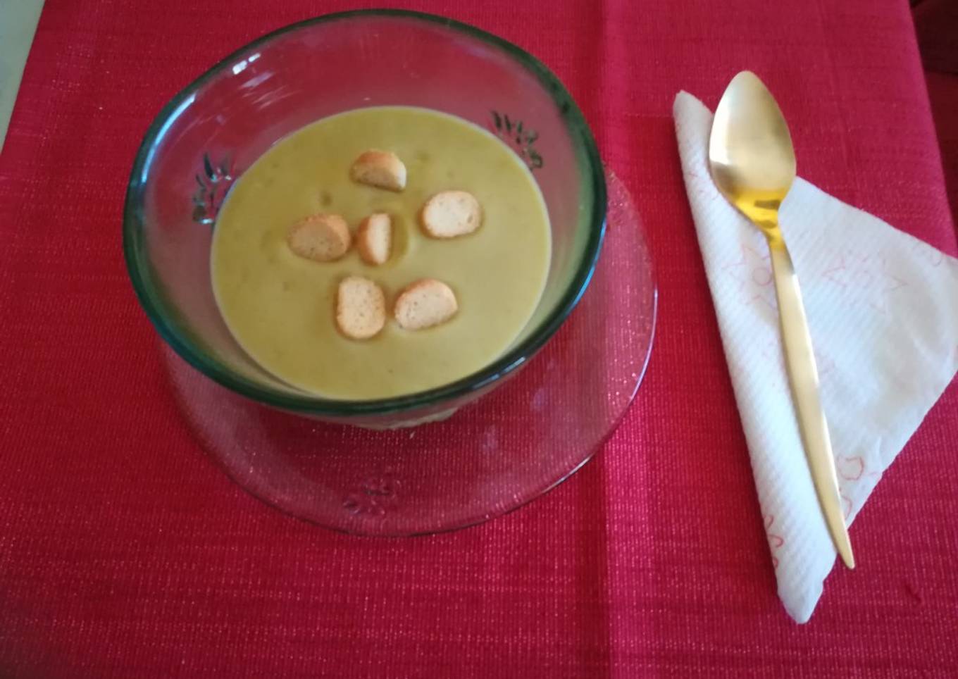 Crema de calabacín