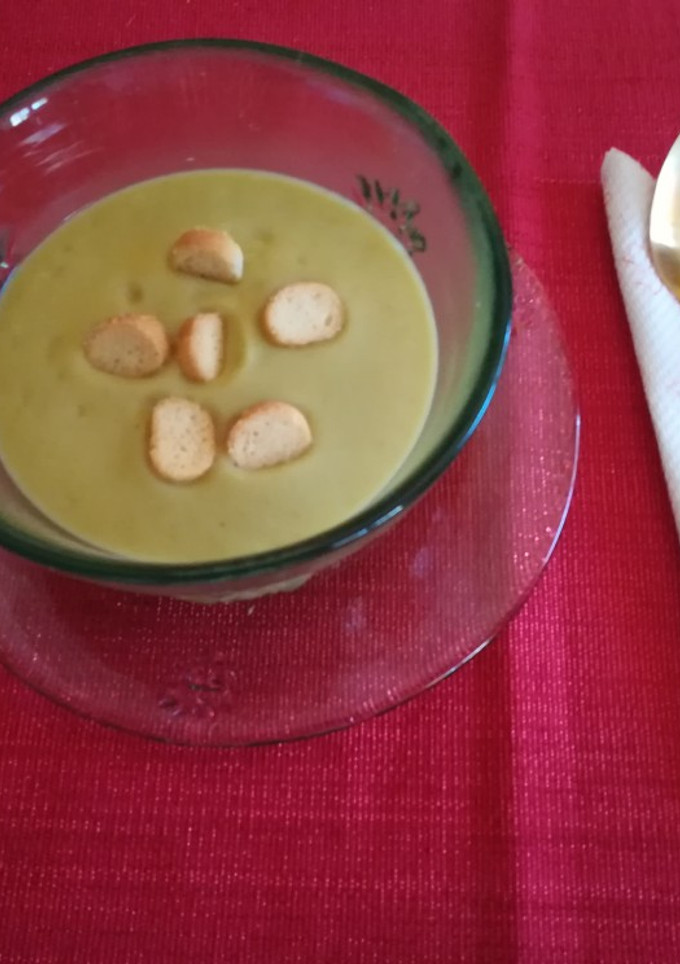 Una foto de Crema de calabacín
