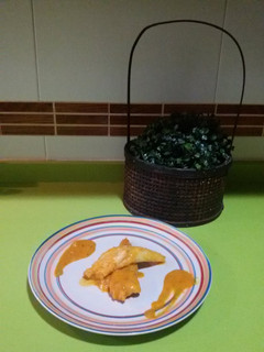 Una foto de Rape en salsa americana con thermomix