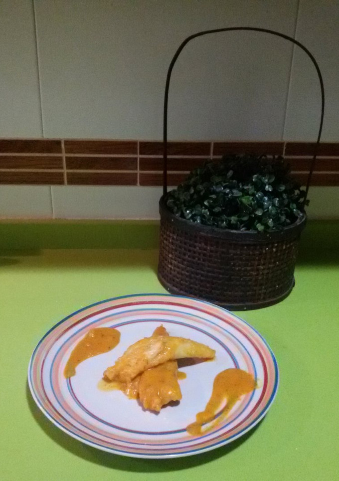 Una foto de Rape en salsa americana con thermomix