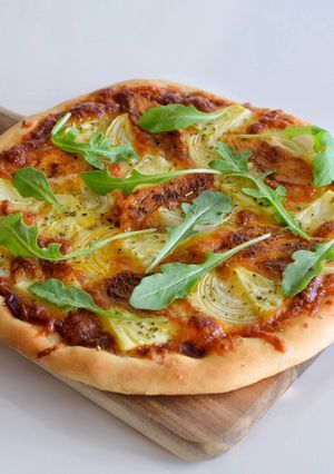 Una foto de Pizza Hawaiana con Pollo y Piña | DarixLAB