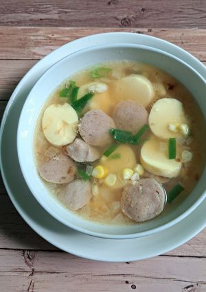 Foto resep Sup Tofu Jagung