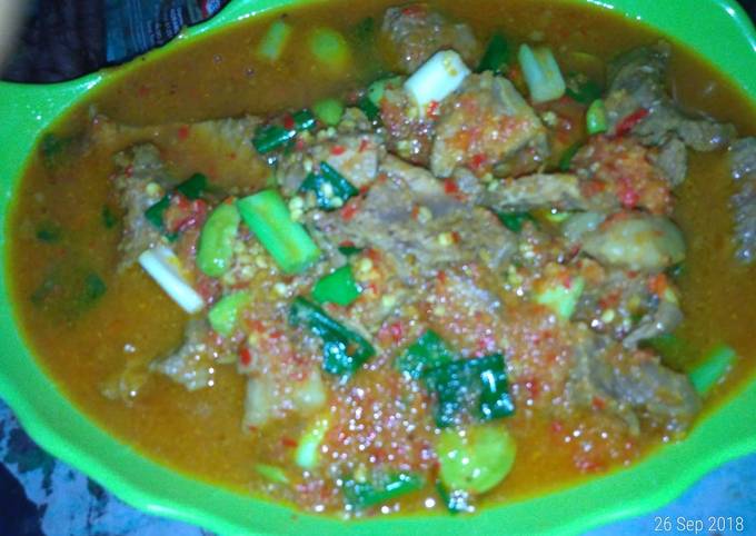 Daging sapi Rica Rica