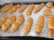 A picture of chicken hotdogs