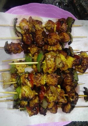 A picture of Chicken Shashlik.