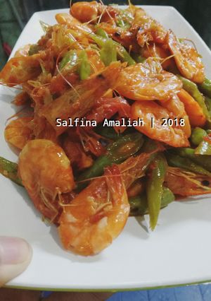 Foto resep Oseng Udang dan Buncis (No MSG)