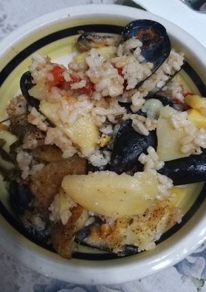 Foto di Riso patate e cozze a modo mio