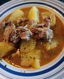 Patatas guisadas con cordero