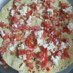 A picture of Masala papad.