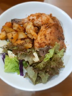 Foto resep 214. Roasted Chicken and Salad