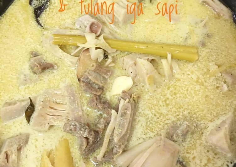 Gulai nangka & tulang iga sapi