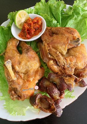 Foto resep Ayam Goreng Crispy bumbu kuning