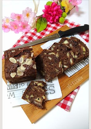 Foto resep Banana choco cheese bread no mixer