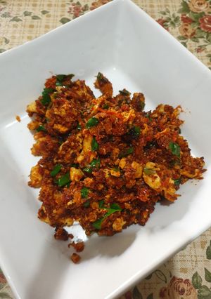 Foto resep Sambel telur hancur