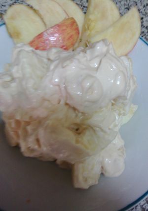 Una foto de Manzanas con alioli