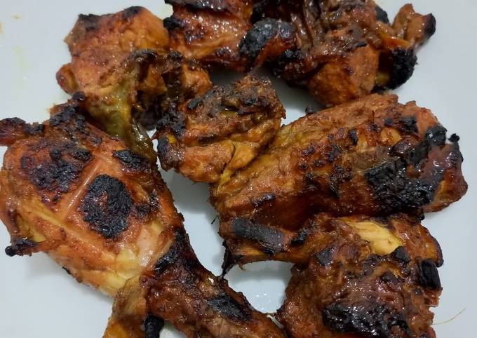 Ayam bakar ala resto bisa pakai teflon