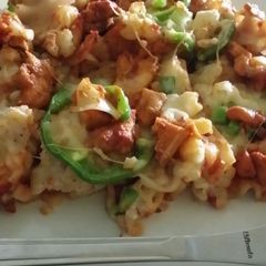Overloaded cheese macaroni A picture of Overloaded cheese macaroni.