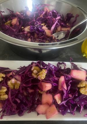 Foto di Insalata di cavolo viola