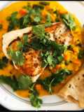 Grouper Fillets with Ginger and Coconut Curry