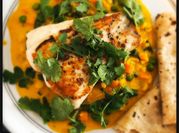 A picture of mangetout curry