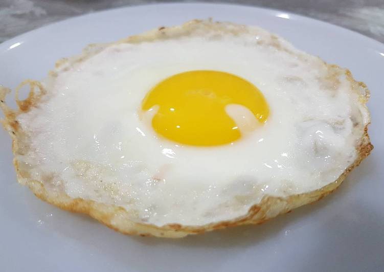 Student Meal Fried Egg Sunny Side Up Telur Mata  Lembu 