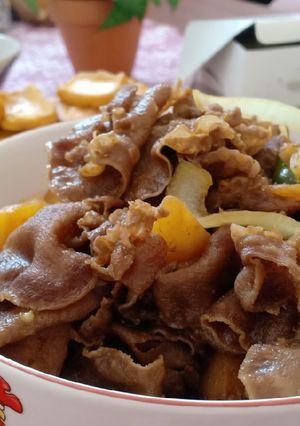 Foto resep Lidah sapi cabe ijo
