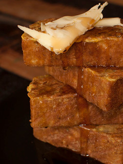 A picture of Homemade Banana Bread French Toast.