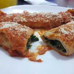 Una foto de Canelones FALSOS de verdura!!