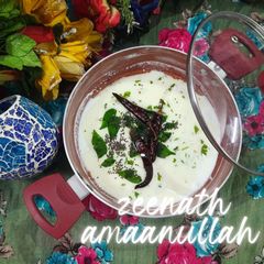 Hyderabadi Bagara Dahi or Tempered Curd A picture of Hyderabadi Bagara Dahi or Tempered Curd.