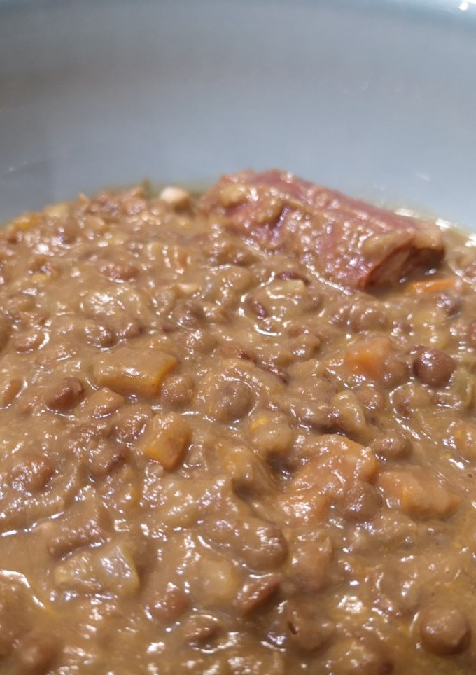Una foto de Lentejas con verduras