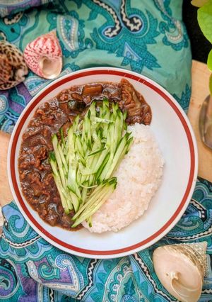 韓式炸醬飯 的食譜成品照片