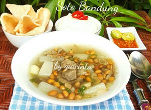 Foto resep Soto daging sapi dan lobak (Soto Bandung) + Tips