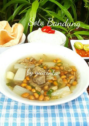 A picture of Beef and Radish Soup (Soto Bandung) + Tips.