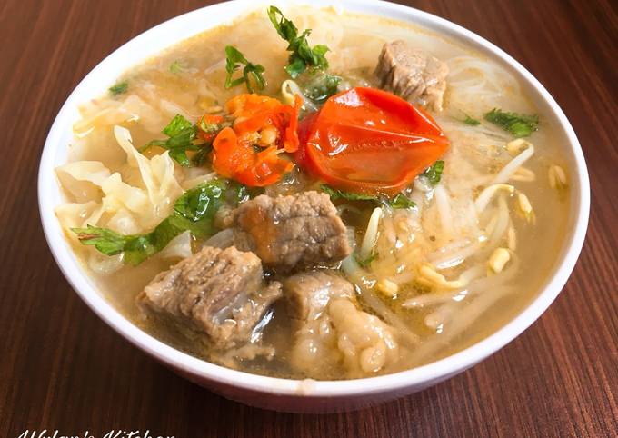 Resep Soto Daging (Solo) Anti Gagal