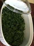 Espinacas Salteadas con Ajo, estilo oriental