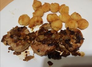 Una foto de Lomo de cerdo a la mostaza 🍖