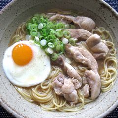 A picture of Mock Ramen ‘Capellini’ Soup.